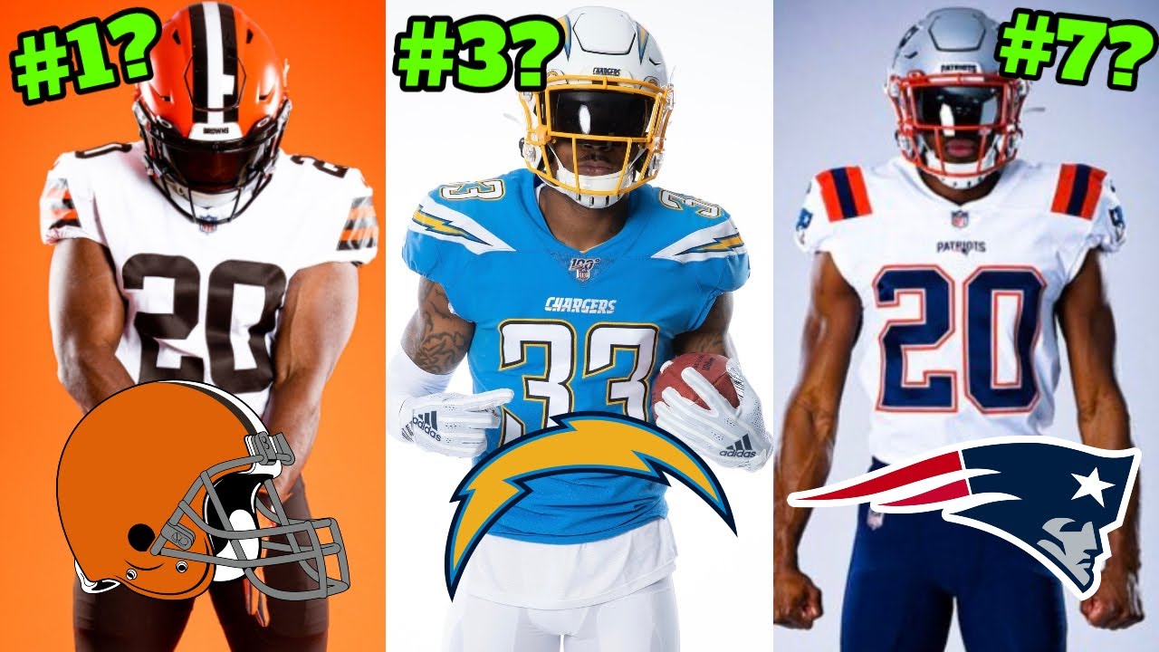 Ranking All The NFL’s NEW Team Uniforms & Logos For The 2020 Season